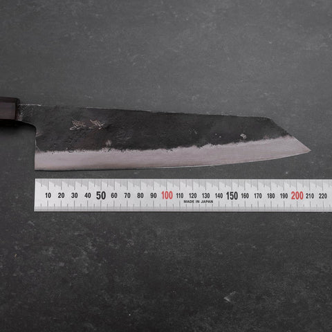 Kiritsuke Blue Steel #2 Kurouchi Ebony Handle 210mm (8.3”)-[Musashi]-[Japanese-Kitchen-Knives]