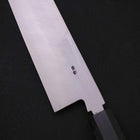 Kiritsuke Blue Steel #2 Suminagashi Buffalo Ebony Handle 270mm (10.6”)-[Musashi]-[Japanese-Kitchen-Knives]