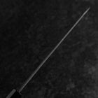 Kiritsuke Blue Super Kurouchi Damascus Buffalo Ebony Handle 210mm (8.3”)-[Musashi]-[Japanese-Kitchen-Knives]