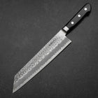Kiritsuke Blue Super Tsuchime Black Western Handle 210mm (8.3”)-[Musashi]-[Japanese-Kitchen-Knives]