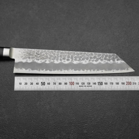 Kiritsuke Blue Super Tsuchime Black Western Handle 210mm (8.3”)-[Musashi]-[Japanese-Kitchen-Knives]