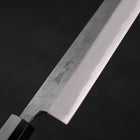 Kiritsuke Blue Steel #2 Kurouchi Buffalo Teak Handle 210M-[Musashi]-[Japanese-Kitchen-Knives]