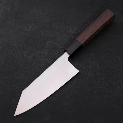 Kiritsuke Deba Blue Steel #2 Kurouchi Buffalo Wenge Handle 150mm (5.9”)-[Musashi]-[Japanese-Kitchen-Knives]