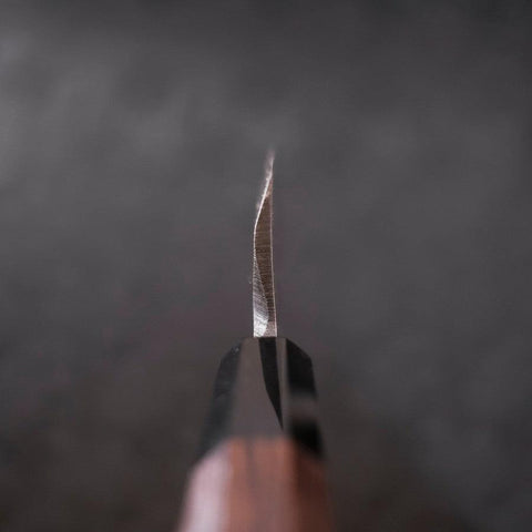 Kiritsuke Deba Blue Steel #2 Kurouchi Buffalo Wenge Handle 150mm (5.9”)-[Musashi]-[Japanese-Kitchen-Knives]