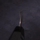 Kiritsuke Gyuto Blue Steel #1 Kurouchi Suminagashi Buffalo Ebony Handle 200mm (7.9”)-[Musashi]-[Japanese-Kitchen-Knives]
