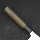 Kiritsuke Gyuto SG-2 Damascus Dark Green Handle 240mm (9.4”)-[Musashi]-[Japanese-Kitchen-Knives]