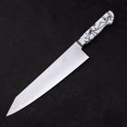 Kiritsuke Gyuto SG-2 Damascus White Handle 240mm (9.4”)-[Musashi]-[Japanese-Kitchen-Knives]
