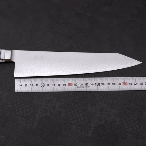 Kiritsuke Gyuto SG-2 Damascus White Handle 240mm (9.4”)-[Musashi]-[Japanese-Kitchen-Knives]