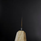 Kiritsuke Gyuto SLD Nickel Tsuchime Colored Damascus Olive Handle 210mm Limited Edition (8.3”)-[Musashi]-[Japanese-Kitchen-Knives]