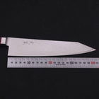 Kiritsuke Gyuto VG-10 Damascus Red Handle 210mm (8.3”)-[Musashi]-[Japanese-Kitchen-Knives]