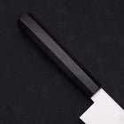 Kiritsuke Gyuto ZDP-189 Polished Buffalo Ebony Handle 210mm (8.3”)-[Musashi]-[Japanese-Kitchen-Knives]