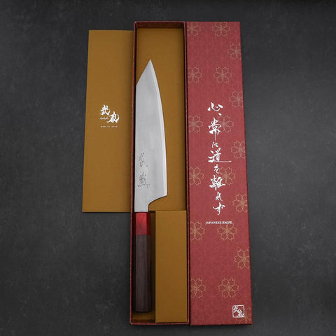 Kiritsuke HAP-40 Bokashi Shitan Handle 200mm (7.9”)-[Musashi]-[Japanese-Kitchen-Knives]