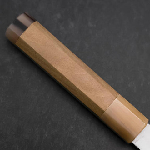 Kiritsuke HAP-40 Polished Double Buffalo Capped Magnolia Handle 200mm (7.9”)-[Musashi]-[Japanese-Kitchen-Knives]