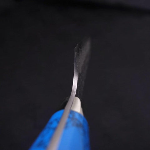 Kiritsuke Petty SG-2 Tsuchime Turquoise Blue Handle 150mm (5.9”)-[Musashi]-[Japanese-Kitchen-Knives]