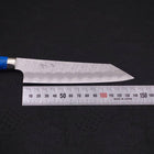 Kiritsuke Petty SG-2 Tsuchime Turquoise Blue Handle 150mm (5.9”)-[Musashi]-[Japanese-Kitchen-Knives]
