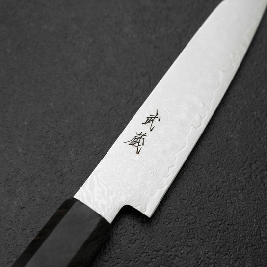Kiritsuke Petty VG-10 Damascus Gray Birch Handle 120mm (4.7”)