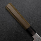 Kiritsuke Petty VG-10 Damascus Zelkova Handle 110mm (4.3”)-[Musashi]-[Japanese-Kitchen-Knives]