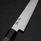 Kiritsuke Petty VG-10 Damascus Zelkova Handle 145mm (5.7”)-[Musashi]-[Japanese-Kitchen-Knives]