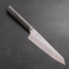 Kiritsuke Petty VG-10 Tsuchime Oval Charcoal Handle 150mm (5.9”)-[Musashi]-[Japanese-Kitchen-Knives]