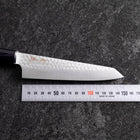 Kiritsuke Petty VG-10 Tsuchime Oval Purple Handle 150mm (5.9”)-[Musashi]-[Japanese-Kitchen-Knives]