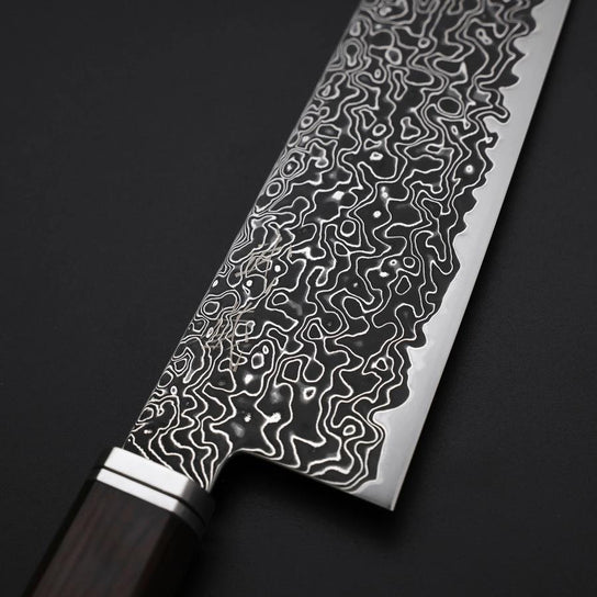 Kiritsuke SG-2 Black Nickel Damascus Western Ebony Handle 210mm (8.3”)