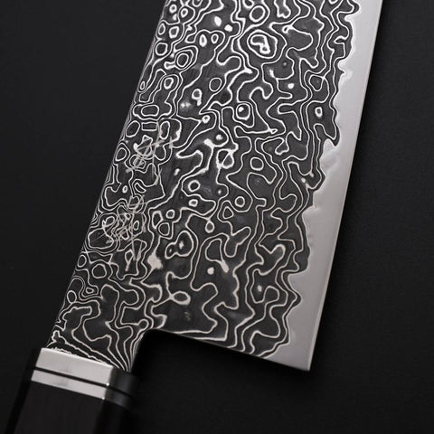 Kiritsuke SG-2 Black Nickel Damascus Western Ebony Handle 240mm (9.4”)-[Musashi]-[Japanese-Kitchen-Knives]