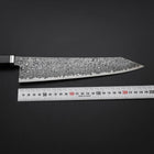 Kiritsuke SG-2 Black Nickel Damascus Western Ebony Handle 240mm (9.4”)-[Musashi]-[Japanese-Kitchen-Knives]