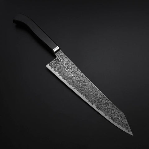 Kiritsuke SG-2 Black Nickel Damascus Western Ebony Handle 240mm (9.4”)-[Musashi]-[Japanese-Kitchen-Knives]