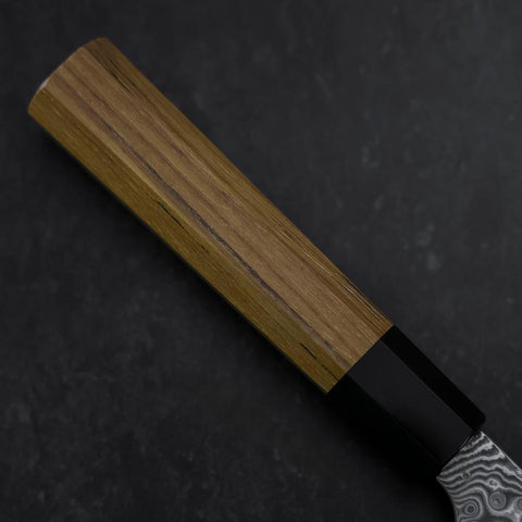 Kiritsuke SG-2 Damascus Buffalo Teak Handle 225mm (8.8”)-[Musashi]-[Japanese-Kitchen-Knives]