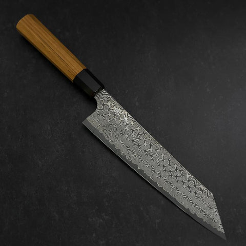 Kiritsuke SG-2 Damascus Buffalo Teak Handle 225mm (8.8”)-[Musashi]-[Japanese-Kitchen-Knives]