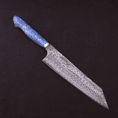 Kiritsuke SG-2 Damascus Turquoise Blue Handle 240mm (9.4”)-[Musashi]-[Japanese-Kitchen-Knives]
