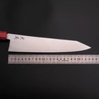 Kiritsuke SG-2 Polished Red Maple Handle 240mm (9.4”)-[Musashi]-[Japanese-Kitchen-Knives]