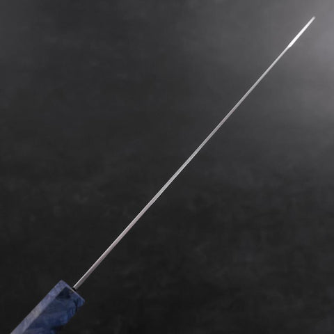 Kiritsuke SG-2 Wave Nickel Damascus Blue Maple Handle 240mm (9.4”)-[Musashi]-[Japanese-Kitchen-Knives]