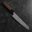 Kiritsuke SLD Mirror Buffalo Walnut Handle 205mm (8.1”)-[Musashi]-[Japanese-Kitchen-Knives]