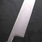 Kiritsuke SLD Wave Nickel Damascus Black Ishime Urushi Handle 210mm (8.3”)-[Musashi]-[Japanese-Kitchen-Knives]