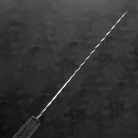 Kiritsuke SLD Wave Nickel Damascus Black Ishime Urushi Handle 210mm (8.3”)-[Musashi]-[Japanese-Kitchen-Knives]