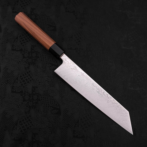 Kiritsuke SLD Wave Nickel Damascus Walnut Handle 210mm (8.3”)-[Musashi]-[Japanese-Kitchen-Knives]