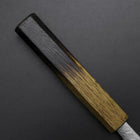 Kiritsuke SLD Wave Nickel Damascus Yaki Urushi Handle 210mm (8.3”)-[Musashi]-[Japanese-Kitchen-Knives]