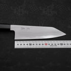 Kiritsuke Santoku White Steel #2 Kasumi Buffalo Teak Handle 180mm (7”)-[Musashi]-[Japanese-Kitchen-Knives]