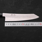 Kiritsuke Silver Steel #3 Damascus Buffalo Teak Handle 210mm (8.3”)-[Musashi]-[Japanese-Kitchen-Knives]