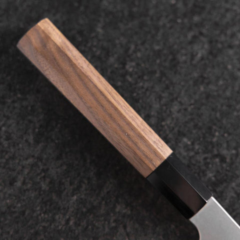 Kiritsuke Silver Steel #3 Kasumi Buffalo Walnut Handle 210mm (8.2”)-[Musashi]-[Japanese-Kitchen-Knives]
