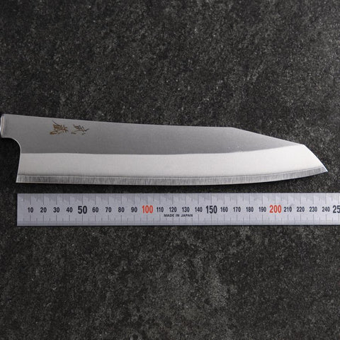 Kiritsuke Silver Steel #3 Kasumi Buffalo Walnut Handle 210mm (8.2”)-[Musashi]-[Japanese-Kitchen-Knives]