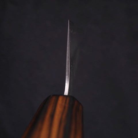 Kiritsuke Silver Steel #3 Nashiji Sumi Urushi Handle 240mm (9.4”)-[Musashi]-[Japanese-Kitchen-Knives]