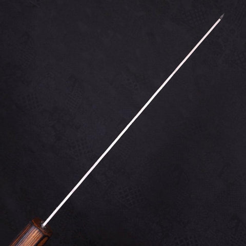 Kiritsuke Silver Steel #3 Nashiji Sumi Urushi Handle 240mm (9.4”)-[Musashi]-[Japanese-Kitchen-Knives]