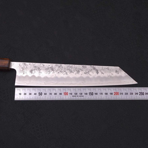 Kiritsuke Silver Steel #3 Nashiji Sumi Urushi Handle 240mm (9.4”)-[Musashi]-[Japanese-Kitchen-Knives]