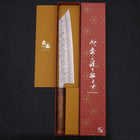 Kiritsuke Silver Steel #3 Nashiji Sumi Urushi Handle 240mm (9.4”)-[Musashi]-[Japanese-Kitchen-Knives]