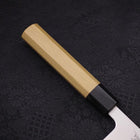 Kiritsuke Silver Steel #3 Polished Buffalo Magnolia Handle 210mm (8.3”)-[Musashi]-[Japanese-Kitchen-Knives]