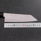 Kiritsuke Silver Steel #3 Tsuchime Walnut Handle 170mm (6.7”)-[Musashi]-[Japanese-Kitchen-Knives]
