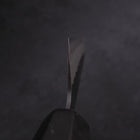 Kiritsuke Stainless Clad Blue Super Kurouchi Tsuchime Buffalo Magnolia Handle 240mm (9.4”)-[Musashi]-[Japanese-Kitchen-Knives]