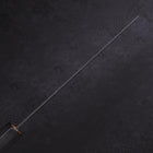 Kiritsuke Stainless Clad Blue Super Kurouchi Tsuchime Buffalo Magnolia Handle 240mm (9.4”)-[Musashi]-[Japanese-Kitchen-Knives]
